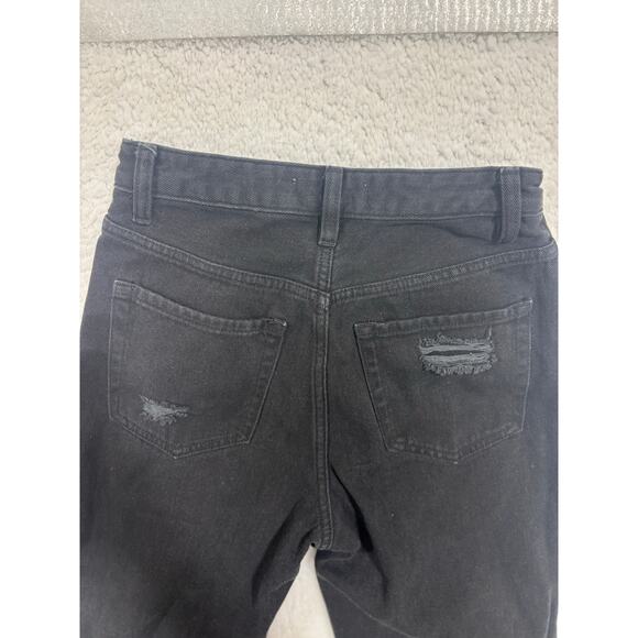 PacSun 90’s Boyfriend Distressed Black Jeans vtg inspired goth grunge - Picture 4 of 9